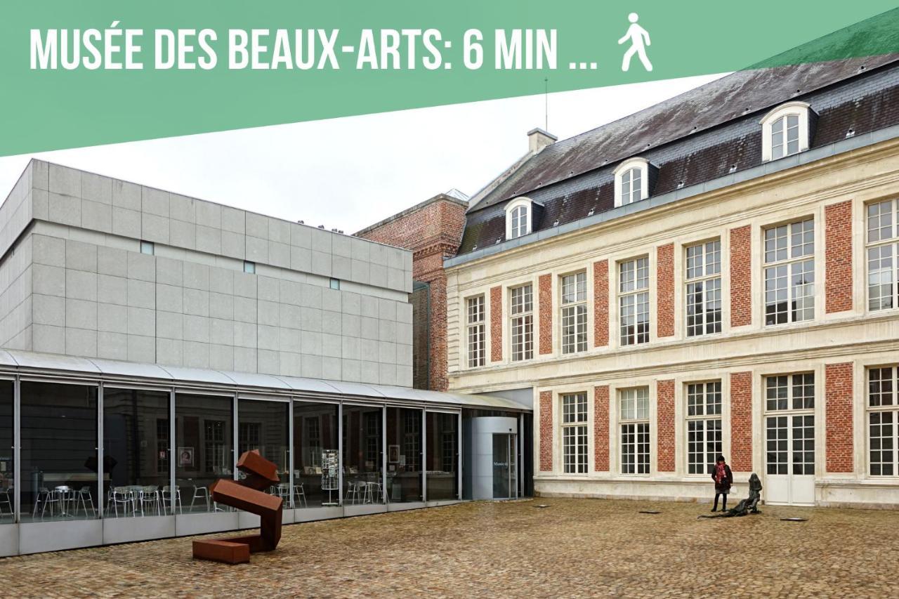Appartement *Maison Bel-Étage-Netflix-Wifi-Coeur de ville* à Cambrai Extérieur photo